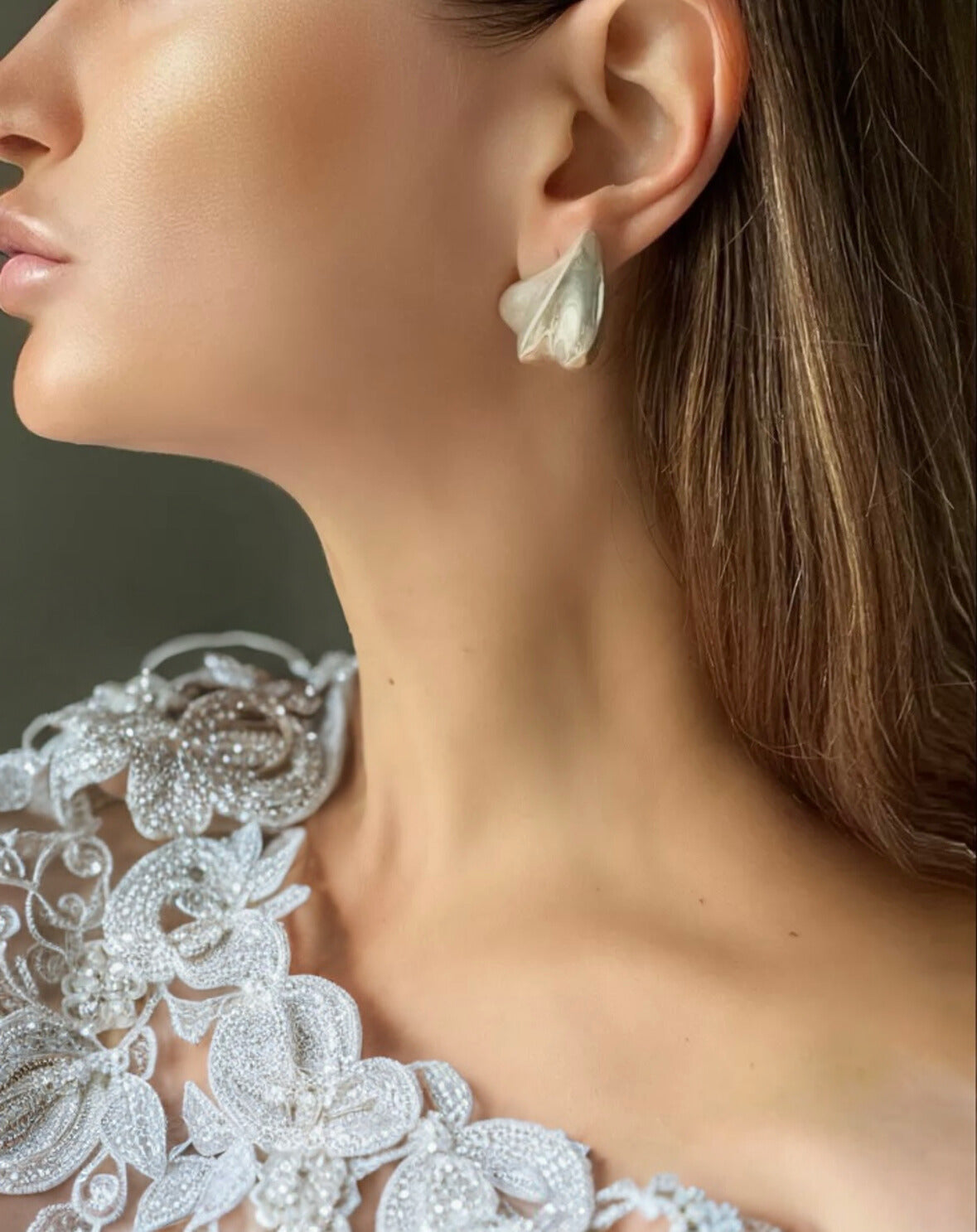 Luna Petal earrings by Angela Cummings