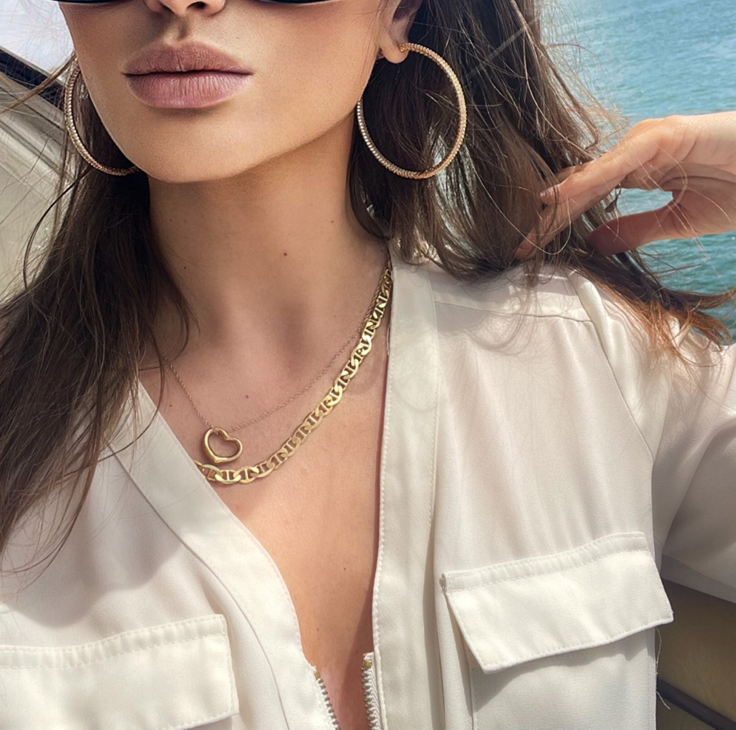 Claudia Hoop Earrings