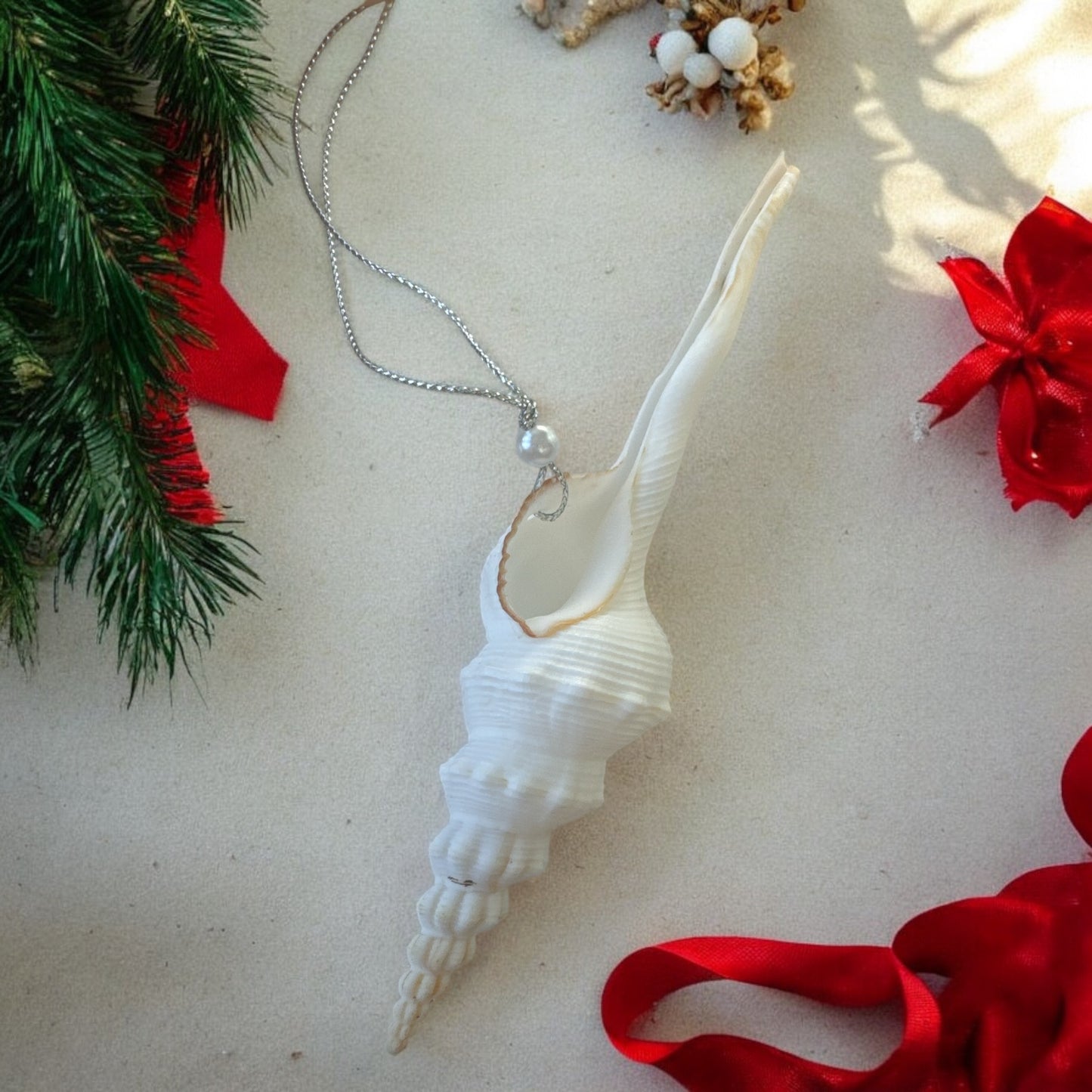 Fa-La-La-La-La Seashell Ornament