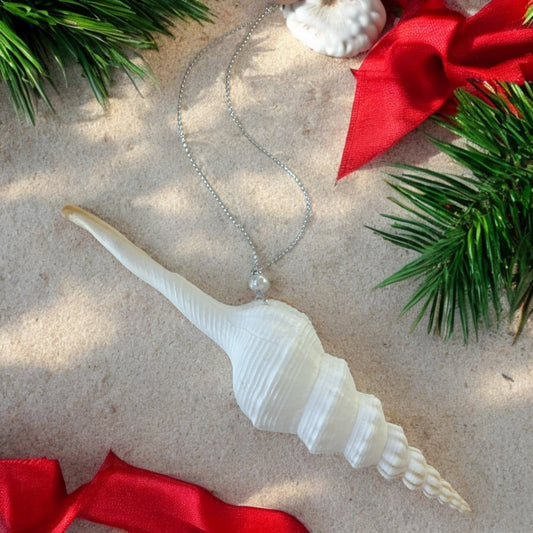 Fa-La-La-La-La Seashell Ornament