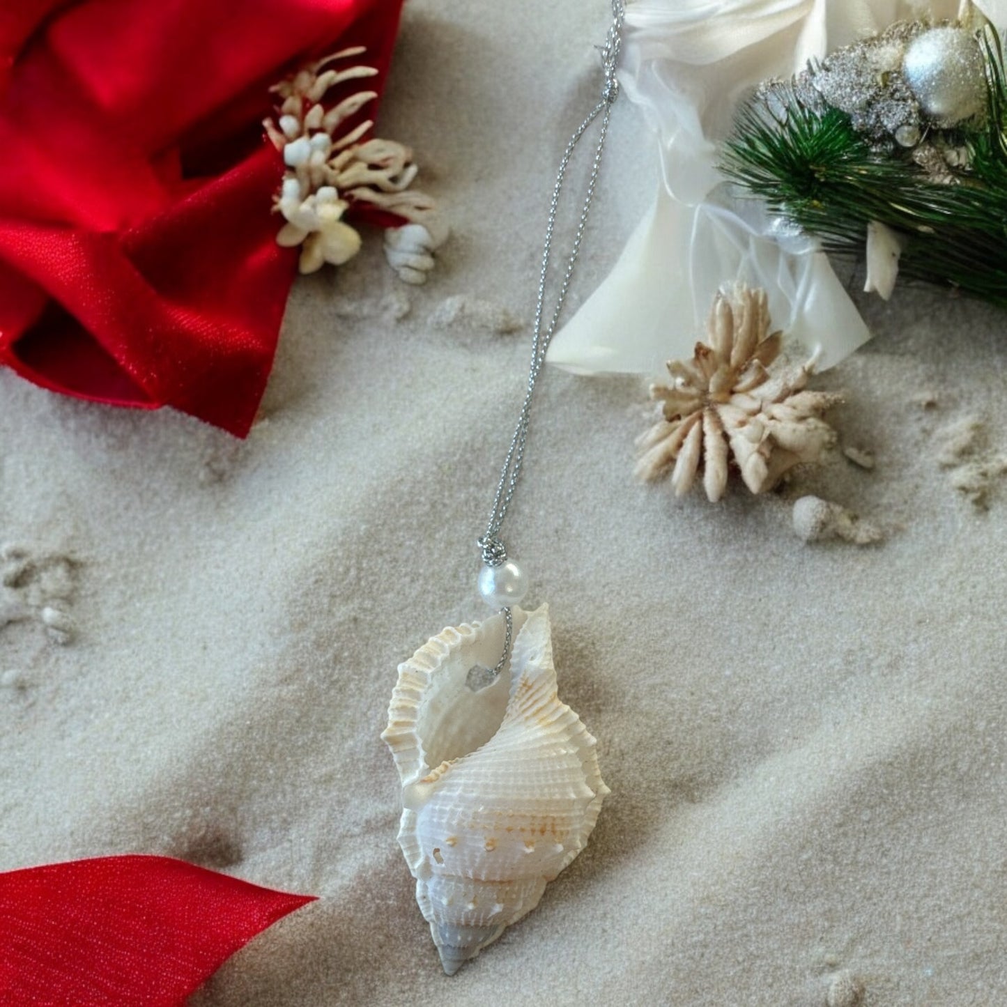 Hallelujah Seashell Ornament