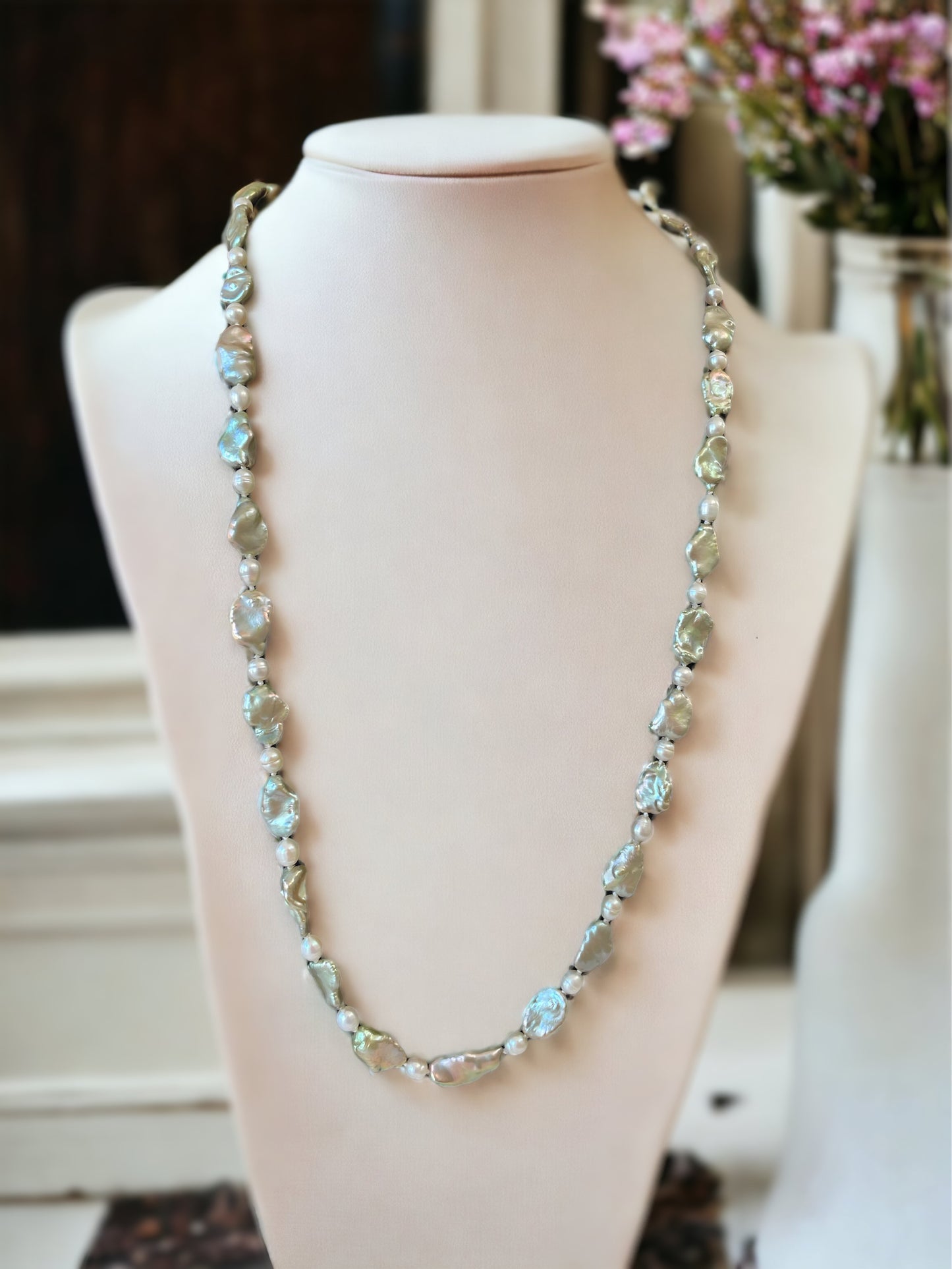 Calypso Keshi Pearl Necklace