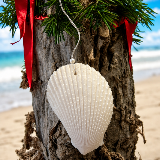 Noel Seashell Ornament