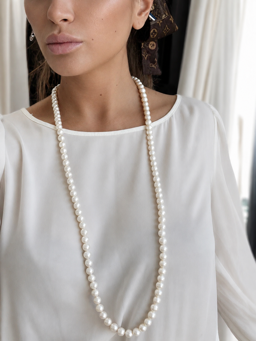Eleanor Pearl Necklace
