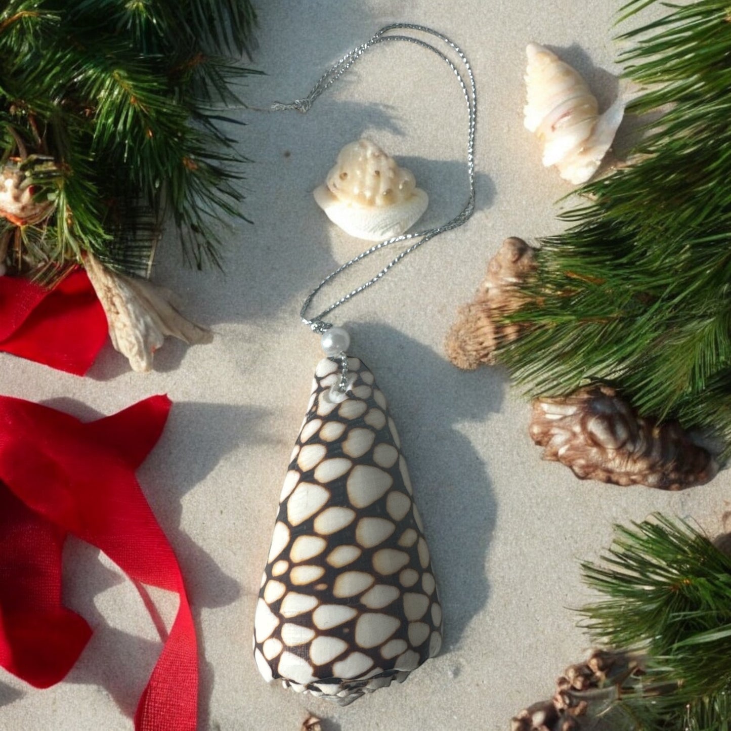 Emmanuel Seashell Ornament